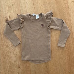 Jamie Kay long sleeve ribbed organic shirt 3T